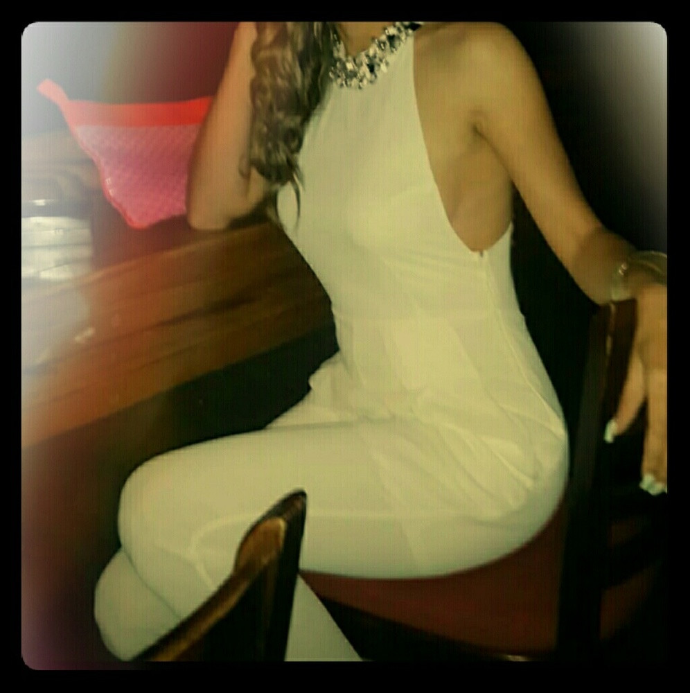 Caribbean Queen White Overall Size S